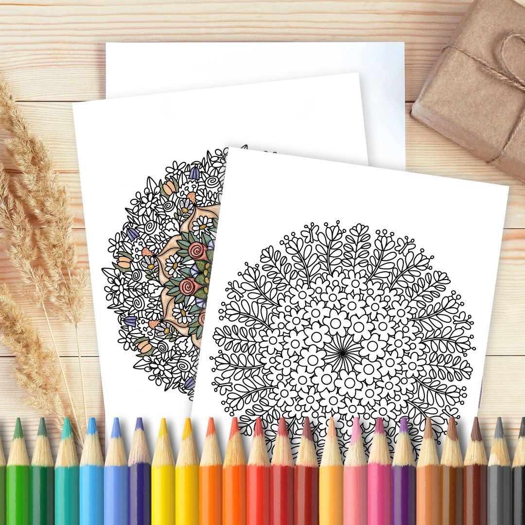 FREEBIE - 8 Mandalas zum Ausmalen