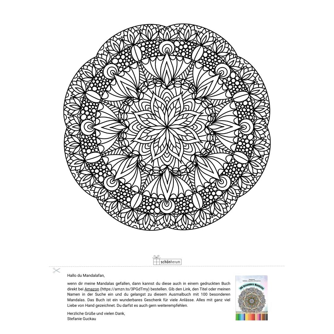 FREEBIE - 8 Mandalas zum Ausmalen