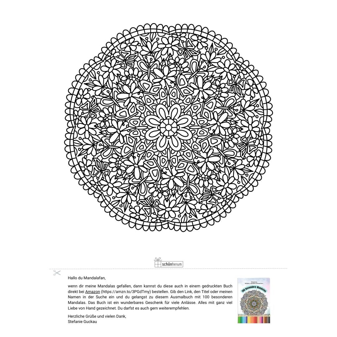 FREEBIE - 8 Mandalas zum Ausmalen