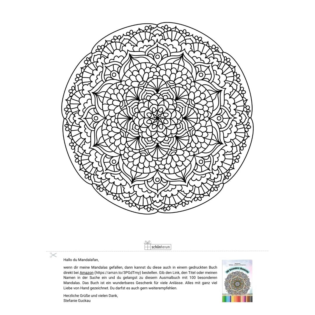 FREEBIE - 8 Mandalas zum Ausmalen