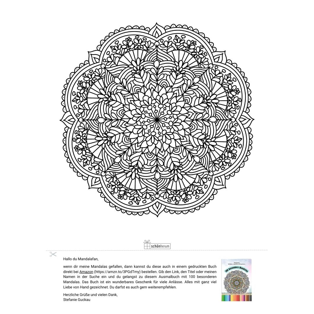 FREEBIE - 8 Mandalas zum Ausmalen