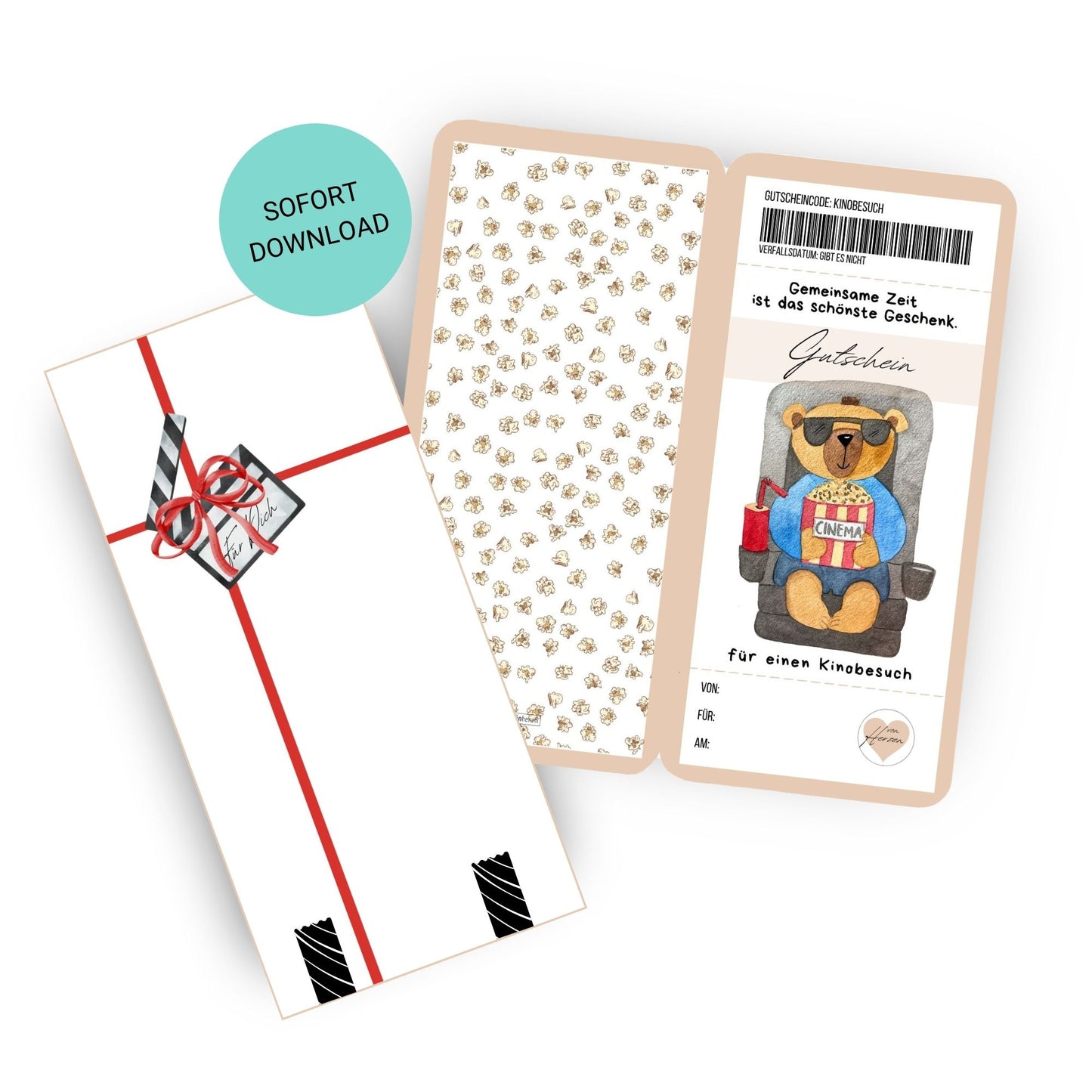 Gutschein-Karte Kinobesuch