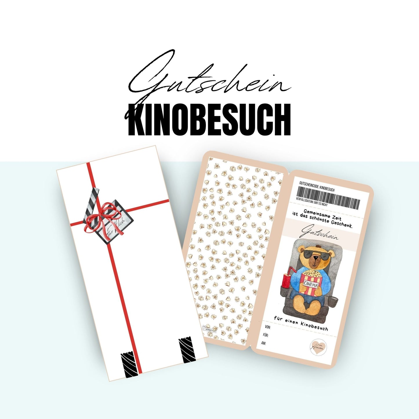 Gutschein-Karte Kinobesuch