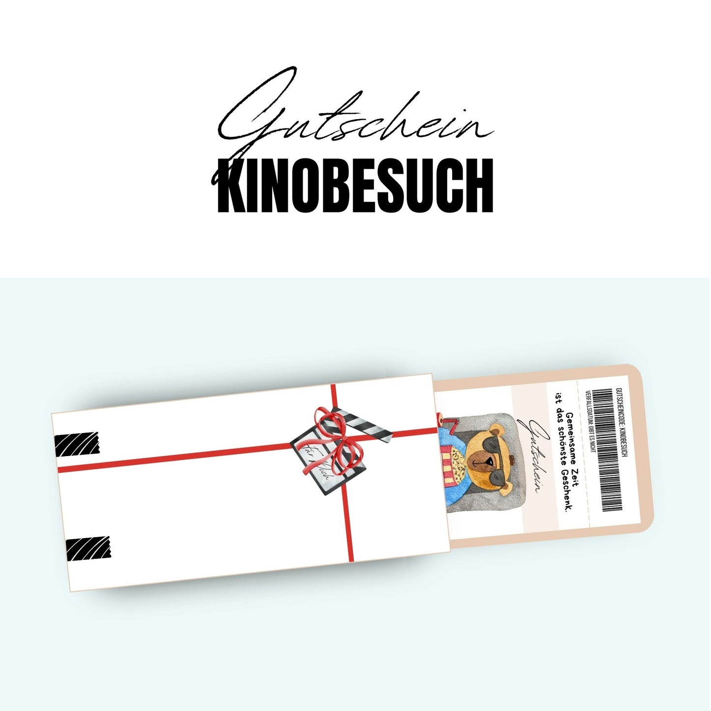 Gutschein-Karte Kinobesuch