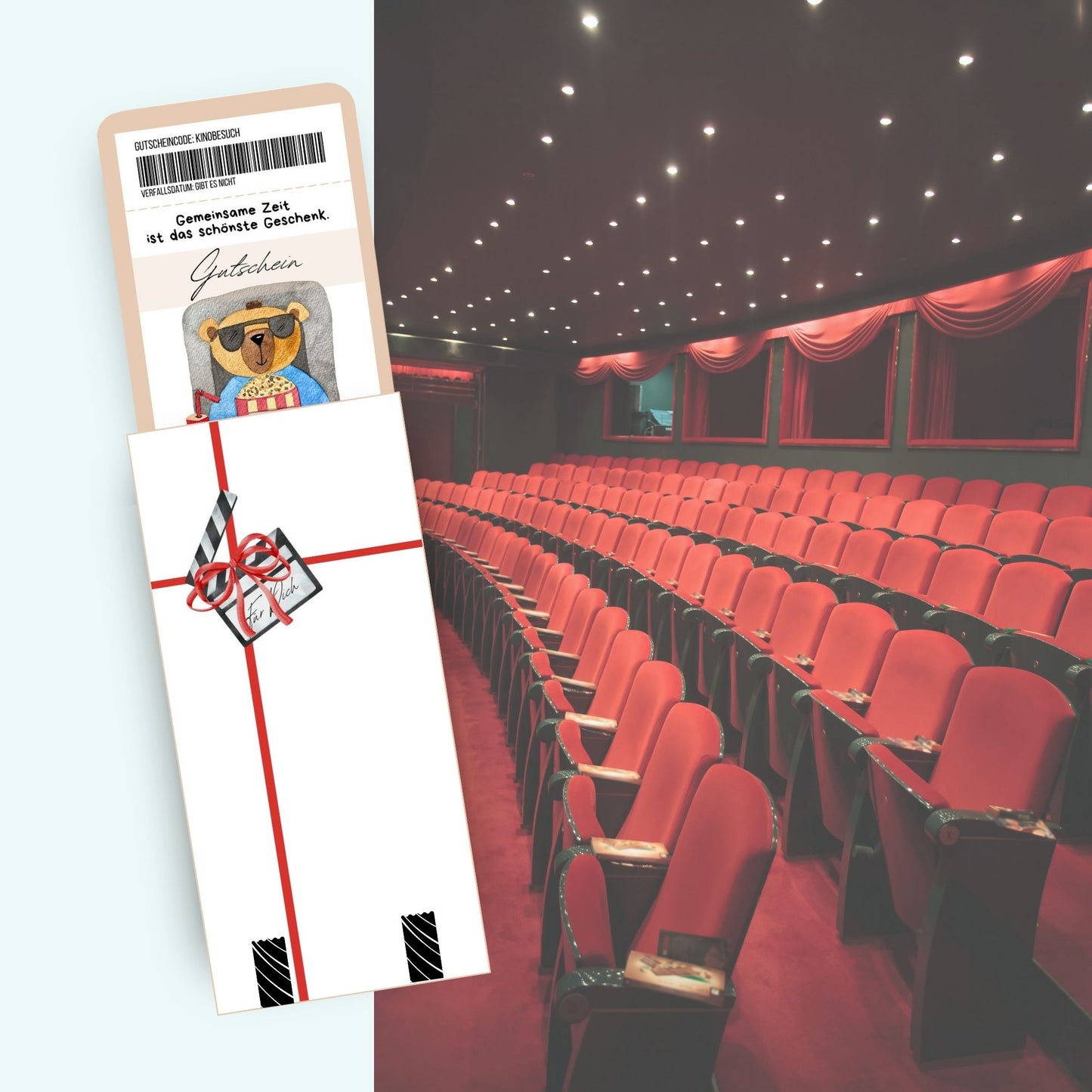 Gutschein-Karte Kinobesuch