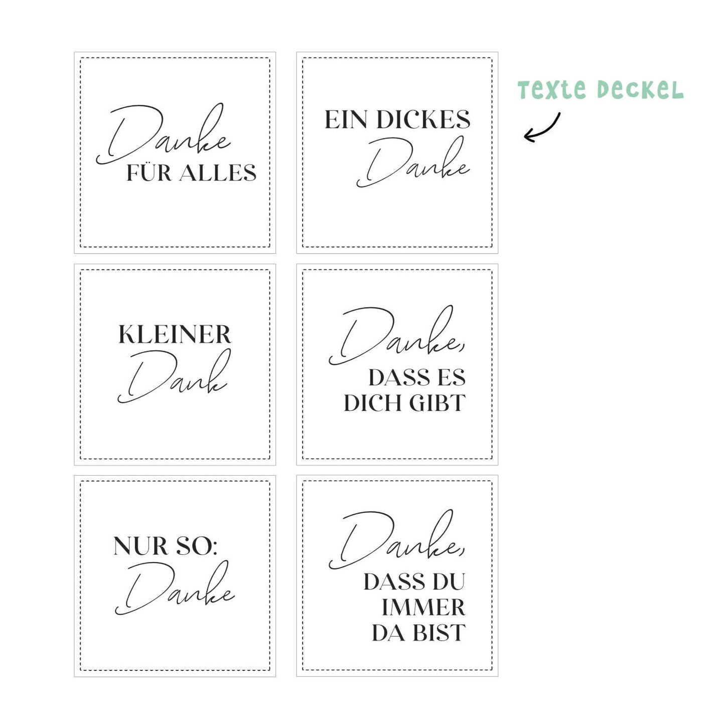 Geschenkbox, Dankeschön