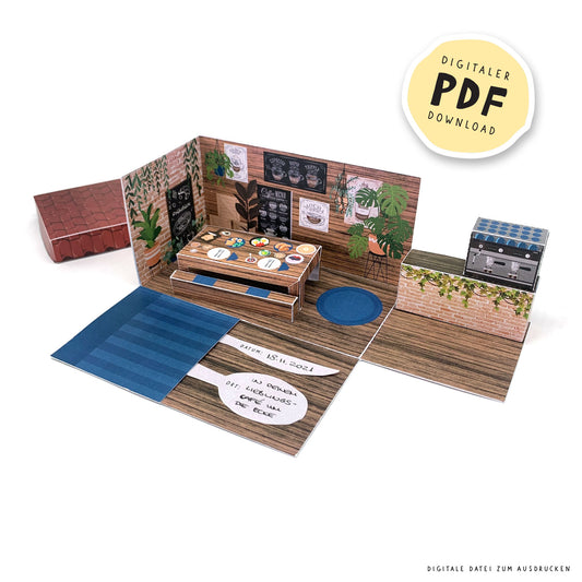 Geschenkbox, Gutschein zum Frühstück