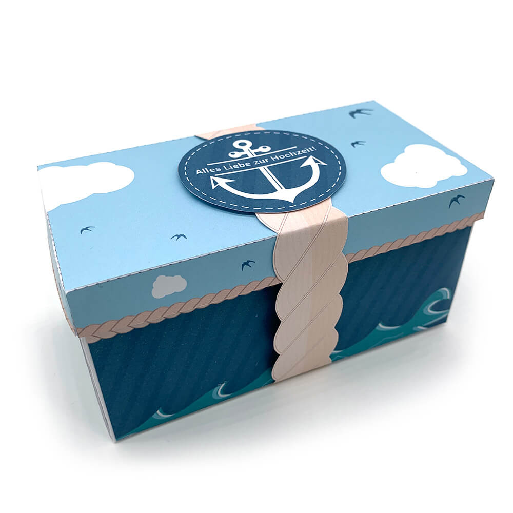 Explosionsbox, Geldgeschenk zur Hochzeit