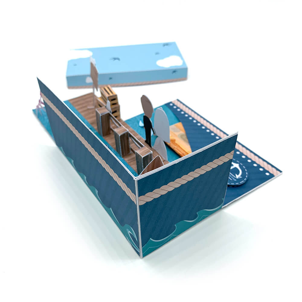 Explosionsbox, Geldgeschenk zur Hochzeit