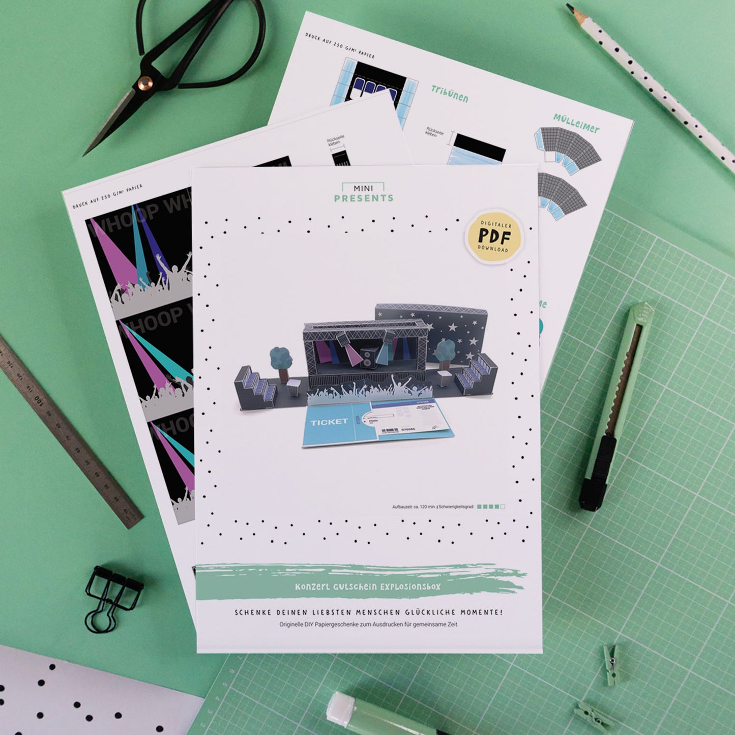 Explosionsbox, Konzert Gutschein