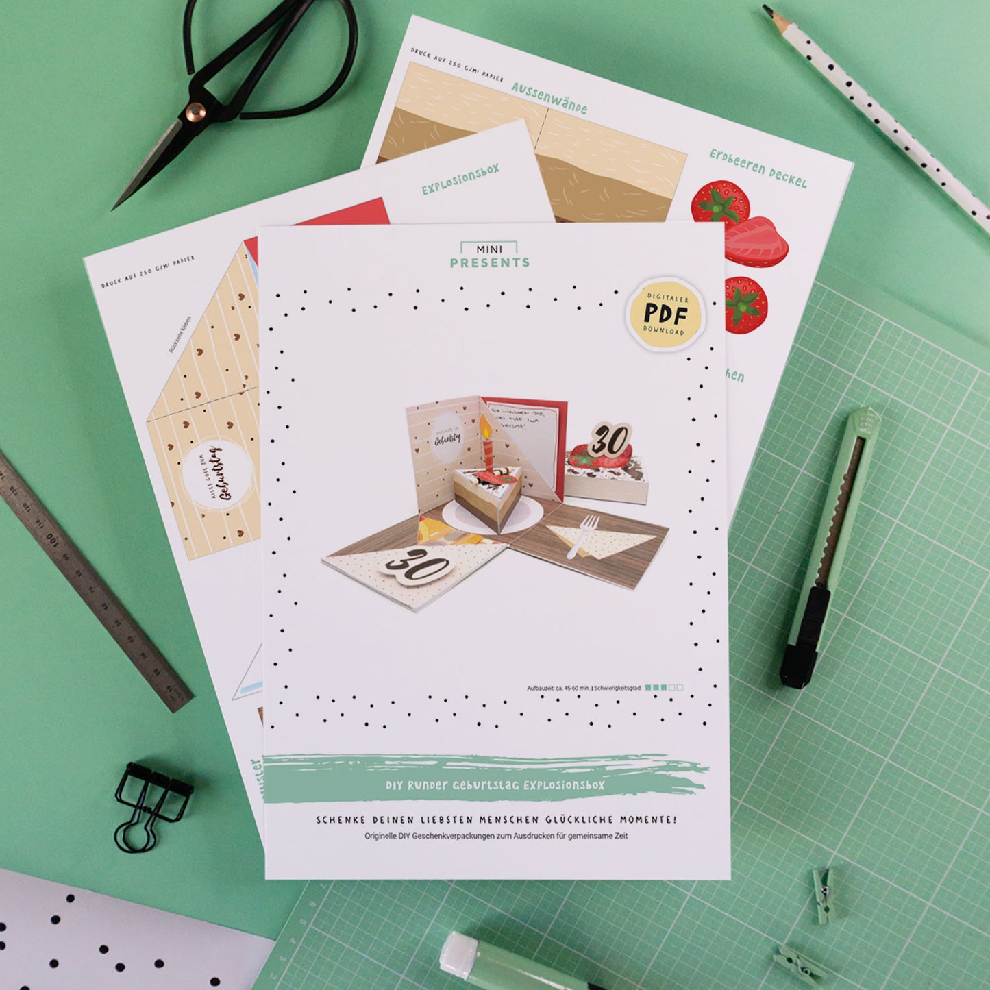 Geschenkbox, Runder Geburtstag