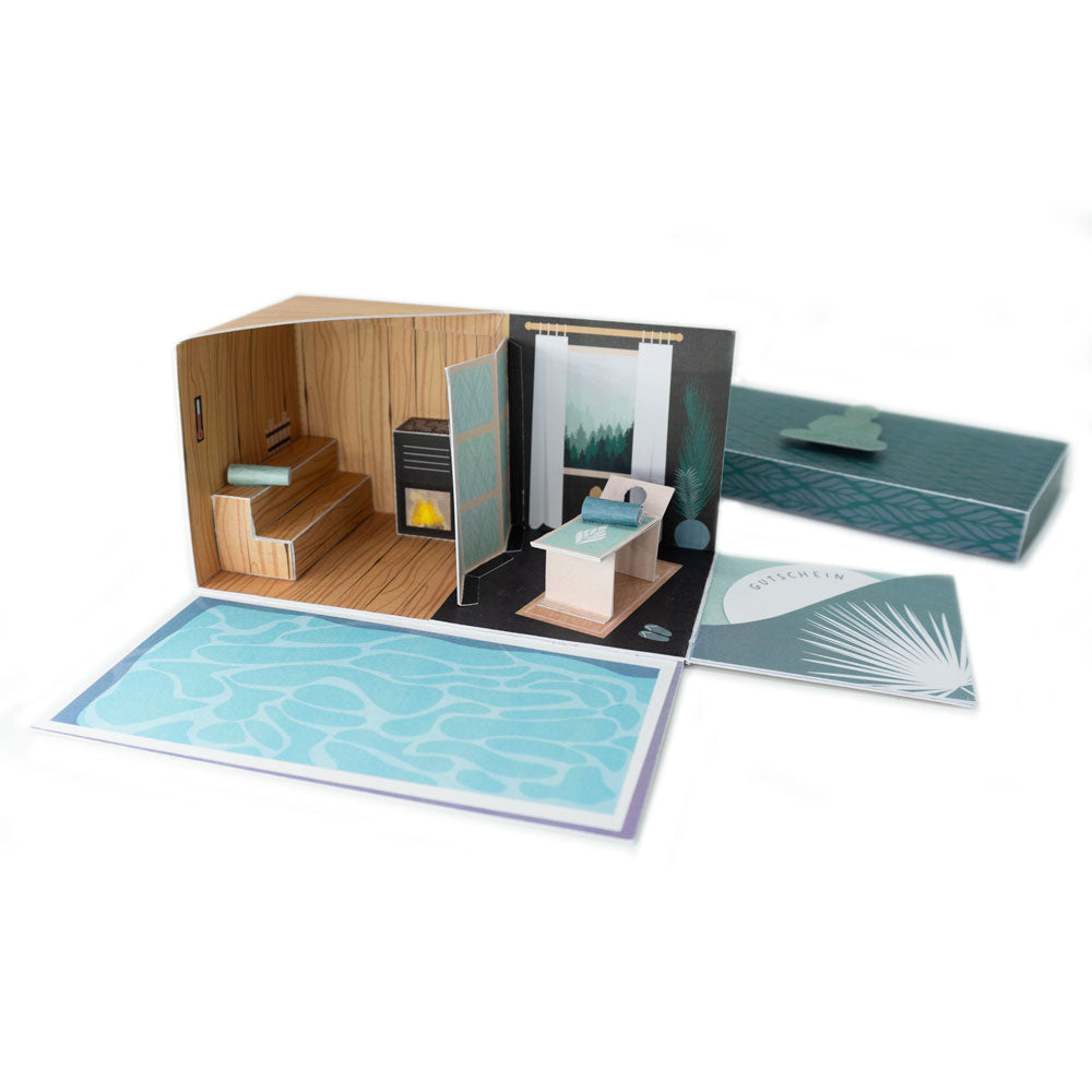 Geschenkbox, Wellness-, Spa-, Sauna-, Massage- Gutschein