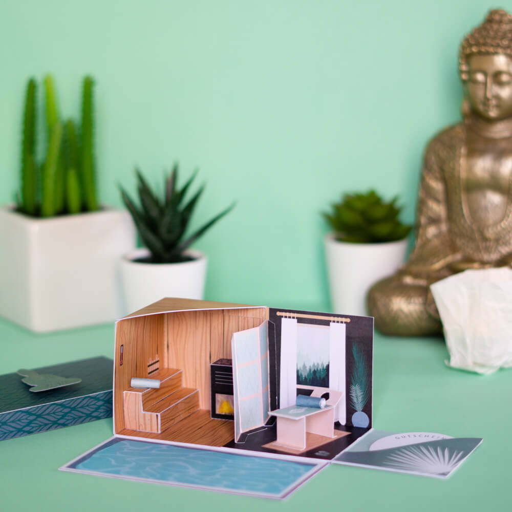 Geschenkbox, Wellness-, Spa-, Sauna-, Massage- Gutschein