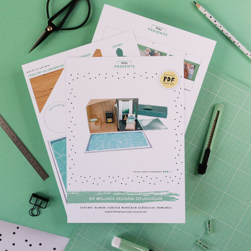 Geschenkbox, Wellness-, Spa-, Sauna-, Massage- Gutschein