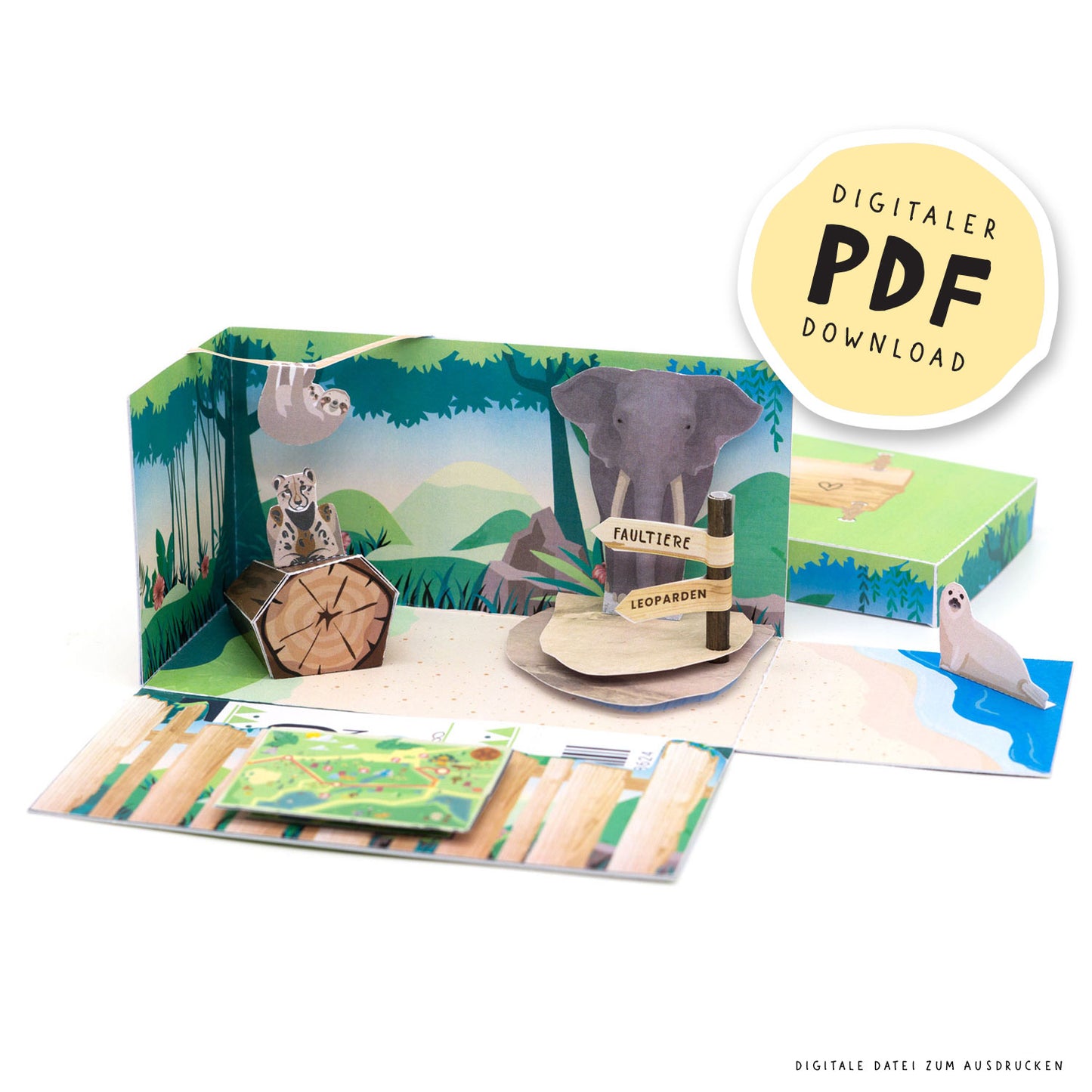 Geschenkbox, Zoo Gutschein