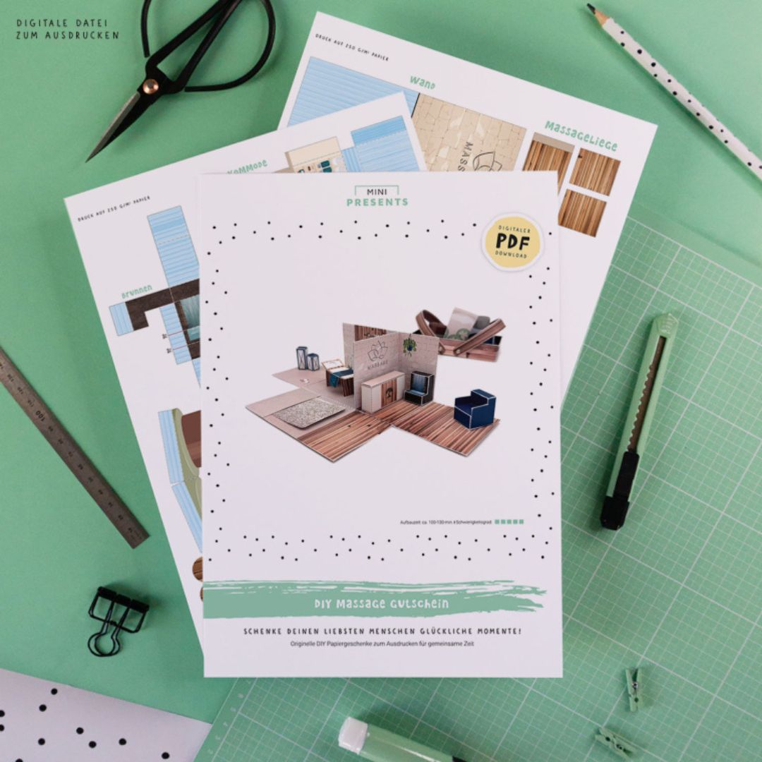 Explosionsbox, Massagegutschein