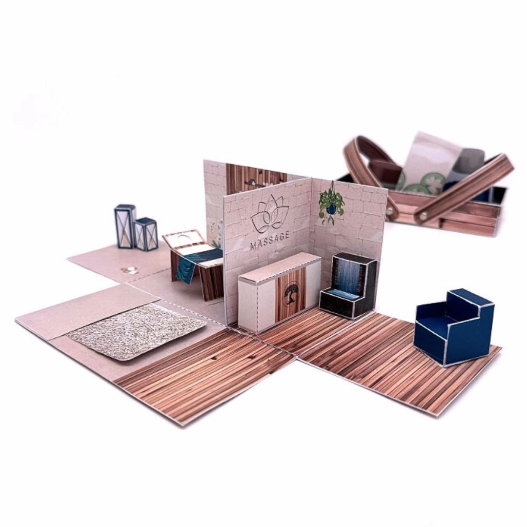 Explosionsbox, Massagegutschein