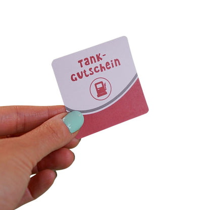 Geschenkbox, Gutschein Tanken