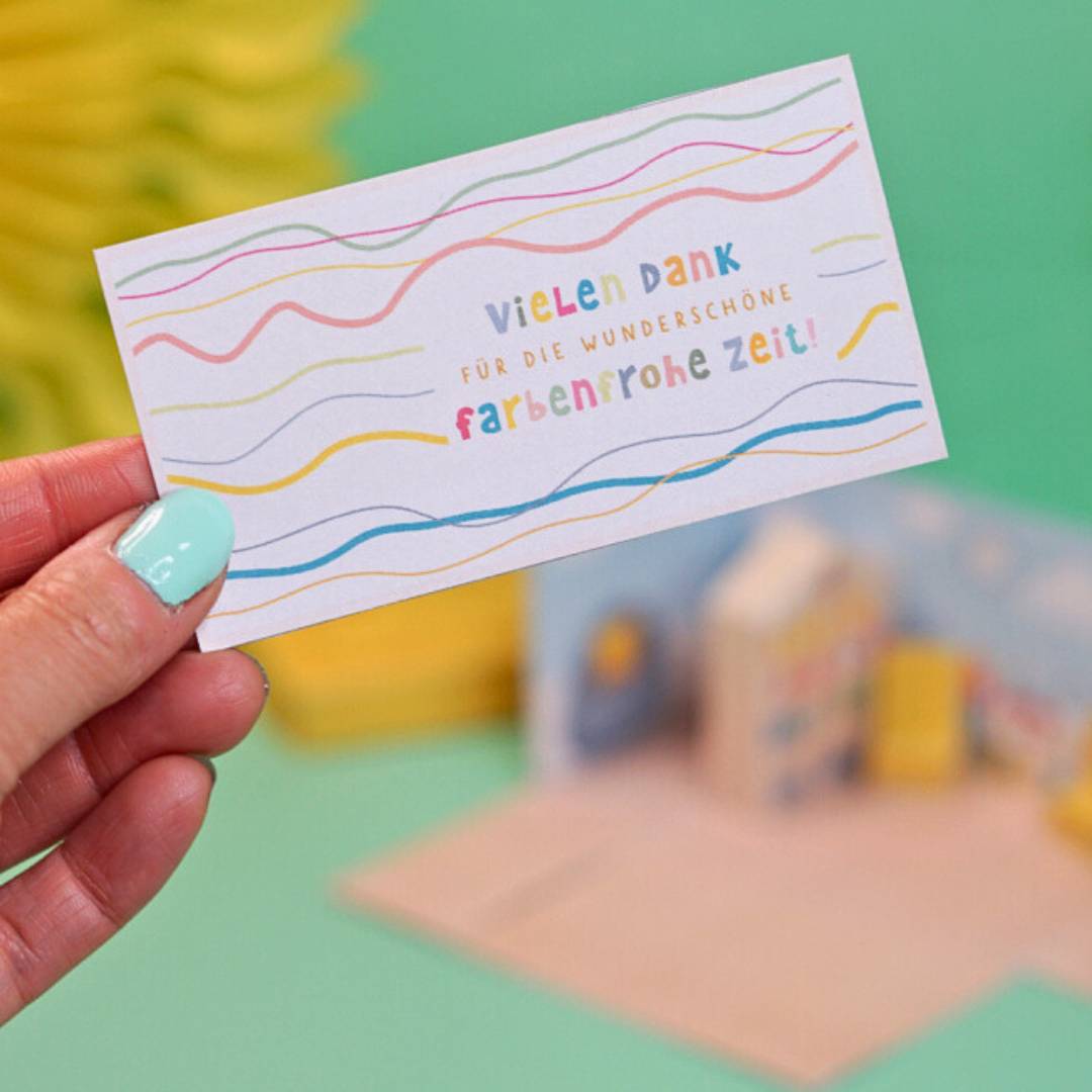 Geschenk Abschied Kindergarten