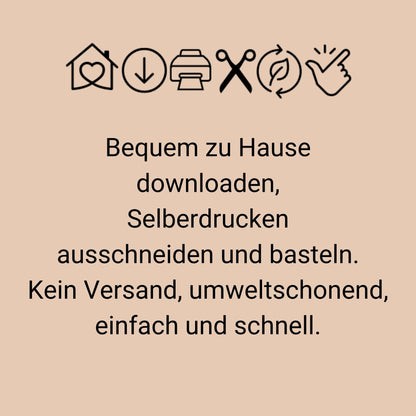 Weihnachtskarte schlichter Kranz