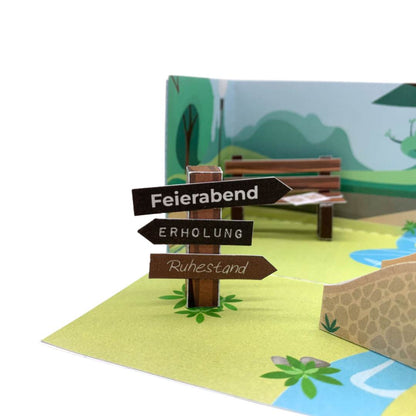 Geschenkbox, Rente und Ruhestand