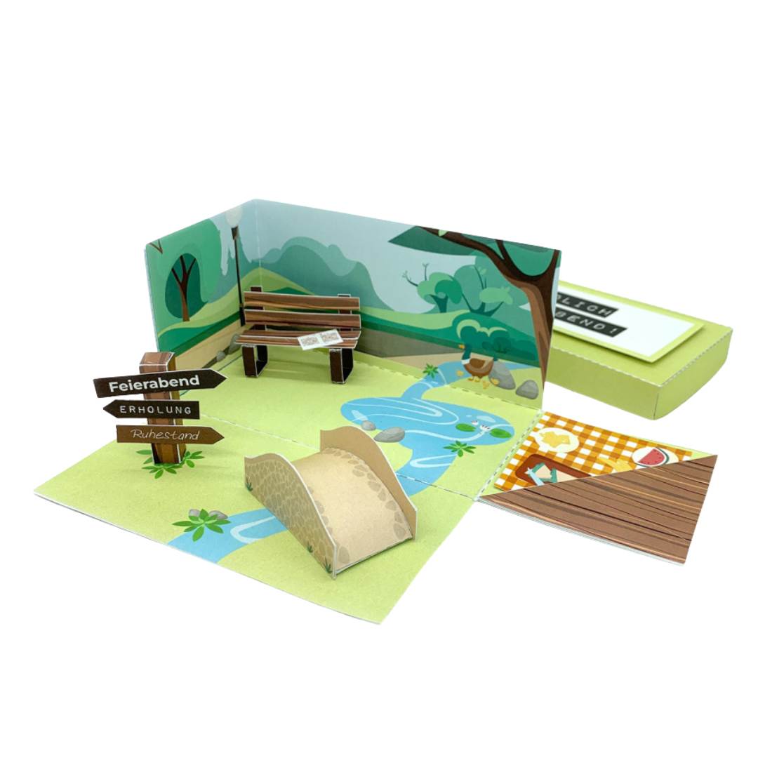 Geschenkbox, Rente und Ruhestand