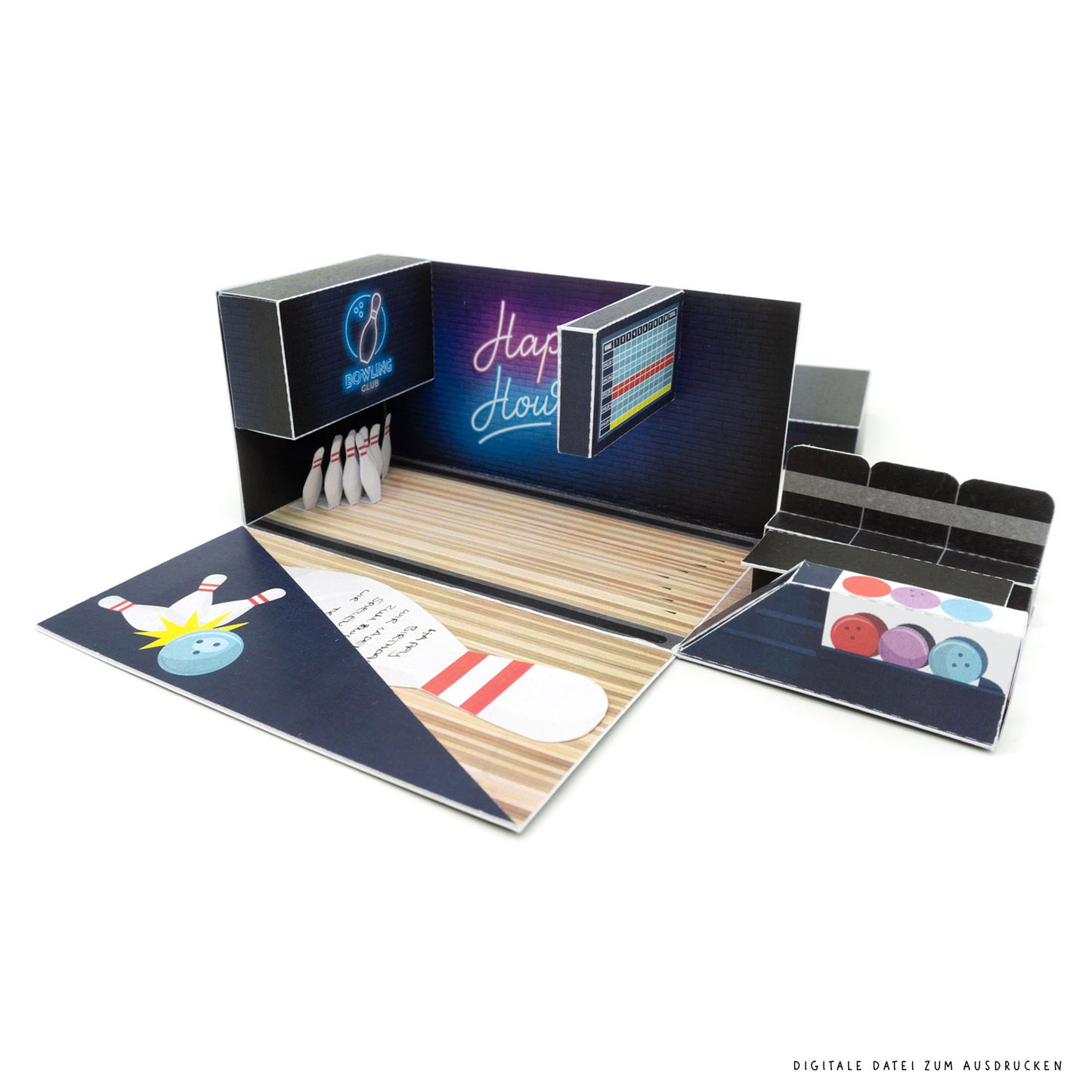 Explosionsbox, Gutschein Bowling