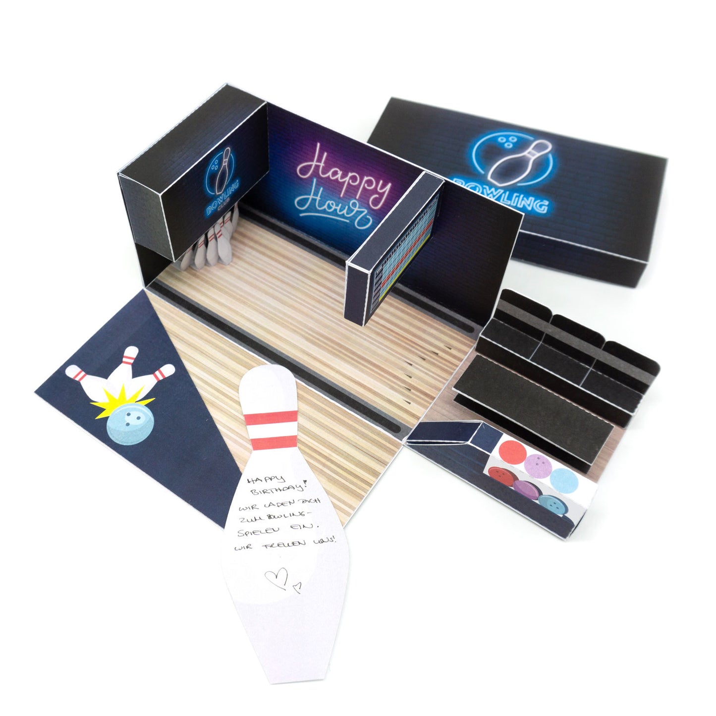 Explosionsbox, Gutschein Bowling