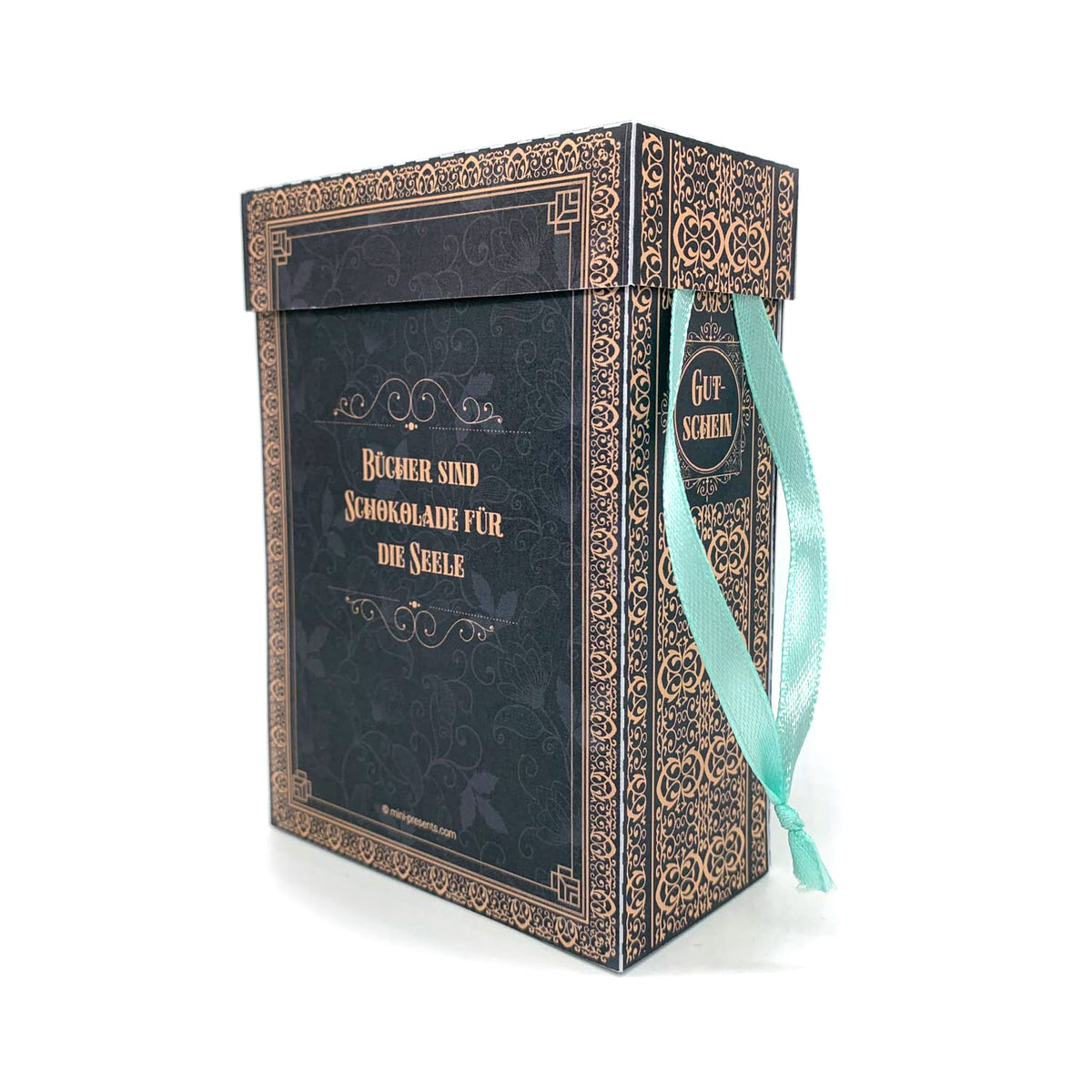 Explosionsbox Buch-Gutschein - Pop-Up Geschenkbox Buch, PDF Bastelvorlage
