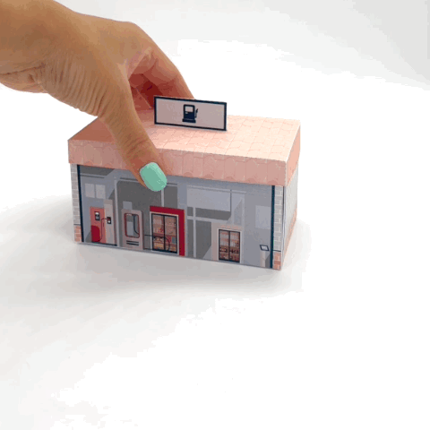 Geschenkbox, Gutschein Tanken